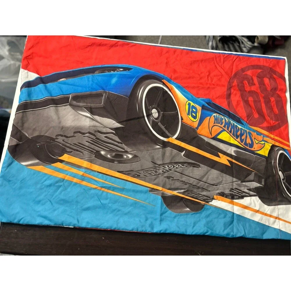Hot Wheels Pillow Case